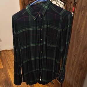 American Eagle Small Boyfriend Fit Flannel